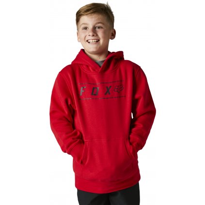 Dětská mikina Fox Racing Youth Pinnacle Po Fleece Flame Red