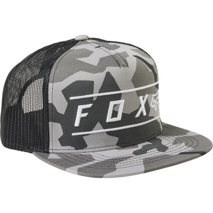 Pánská kšiltovka Fox Racing Pinnacle Mesh Snapback OS Black Camor
