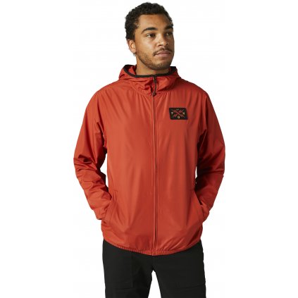 Pánská bunda Fox Racing Calibrated Windbreaker Jkt Red Clear