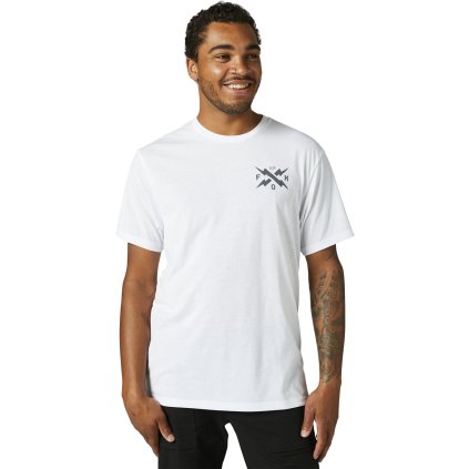Pánské tričko Fox Racing Calibrated Ss Tech Tee Optic White