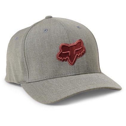 Pánská kšiltovka Fox Transposition Flexfit Hat - Heather Dark Grey