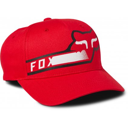 Dětská kšiltovka Fox Yth Vizen Flexfit - Flame Red