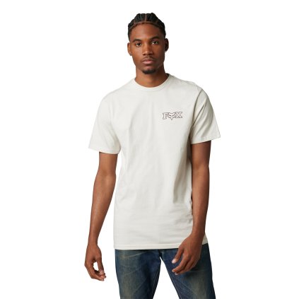 Pánské triko Fox Out And About Ss Prem Tee - Vintage White