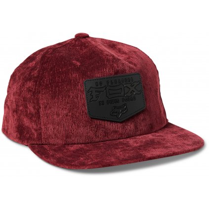 Pánská kšiltovka Fox Fixated Sb Hat - Dark Maroon