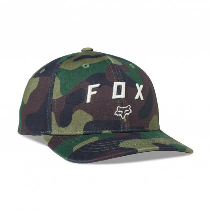 Dětská kšiltovka Fox Yth Vzns Camo 110 Snapback Hat - Green Camo