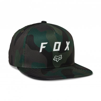 Pánská kšiltovka Fox Vzns Camo Tech Snapback - Green Camo