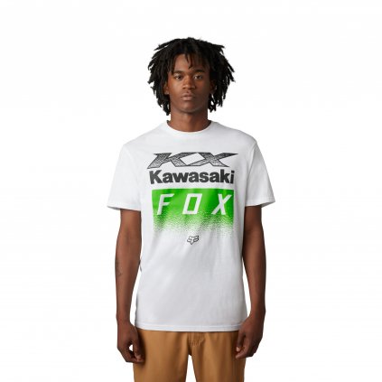 Pánské triko Fox X Kawi Ss Tee - Optic White