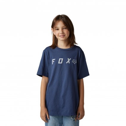 Dětské triko Fox Yth Absolute Ss Tee - Deep Cobalt