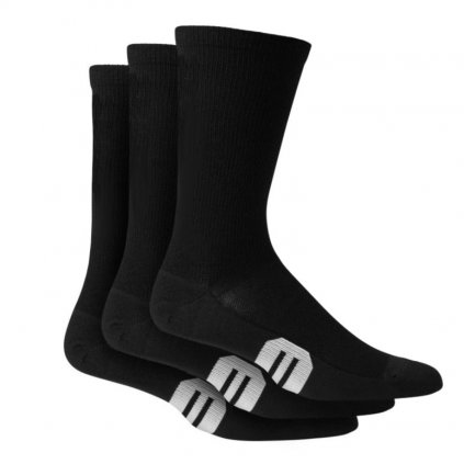 ponozky fox level up crew sock 3 pack black