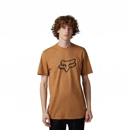 Pánské triko Fox Legacy Fox Head Ss Tee - Cognac