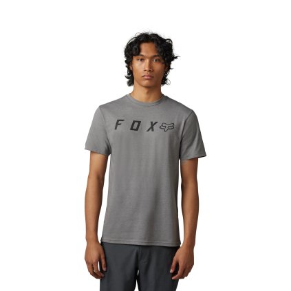 Pánské triko Fox Absolute Ss Prem Tee - Heather Graphite