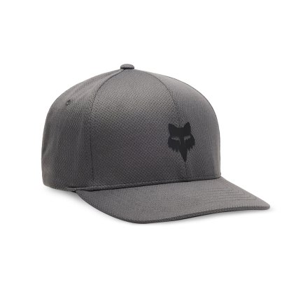 Pánská kšiltovka Fox Fox Head Tech Flexfit Hat - Steel Grey