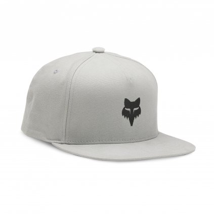 Pánská kšiltovka Fox Fox Head Snapback Hat - Steel Grey