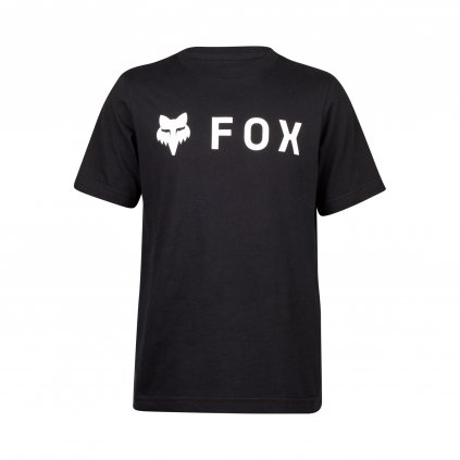 Dětské triko Fox Yth Absolute Ss Tee - Black
