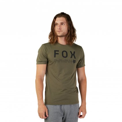 Pánské triko Fox Non Stop Ss Tech Tee - Olive Green