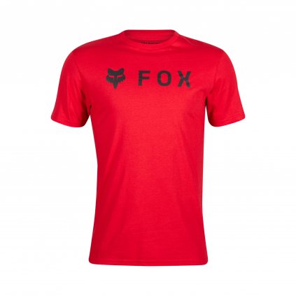 Pánské triko Fox Absolute Ss Prem Tee - Flame Red