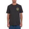 Pánské triko Volcom Fried Hth Sst Heather Black