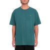 Pánské triko Volcom Pistol Stone Lse Sst - Evergreen