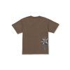 Pánské triko Volcom Tt B Iguchi Valley Sst - Dark Earth