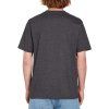 Pánské triko Volcom Circle Blanks Hth Sst - Heather Black