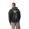 Pánská mikina Fox Throttle Oversized Flc Po - Black