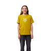 Dětské triko Fox Yth Fox Legacy Ss Tee - Mustard