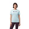 Dámské triko Fox W Absolute Ss Tech Tee - Light Blue