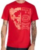 Pánské triko Fox Image Skull Ss Prem Tee - Cardinal