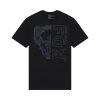 Pánské triko Fox Image Skull Ss Prem Tee - Black