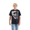 Dětské triko Fox Yth Image Skull Ss Tee - Black