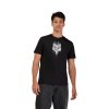 Pánské triko Fox Bark Ss Tech Tee - Black