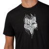Pánské triko Fox Bark Ss Tech Tee - Black