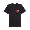 Pánské triko Fox Bolt Ss Prem Tee - Black