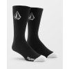 Ponožky Volcom Full Stone Sock 3Pk - Black