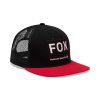 Pánská kšiltovka Fox Image Print Snapback Trucker - Black