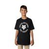 Dětské triko Fox Yth Badge Ss Tee - Ultra Black