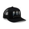 Pánská kšiltovka Fox Block Mesh Trucker Hat - Black