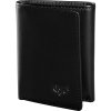 Pánská peněženka FOX Trifold Leather Wallet - NS - Black