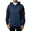 2204 1 panska mikina fox destrakt zip fleece light indigo