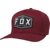 Pánská kšiltovka Fox Crest Flexfit Hat Cranberry L/XL