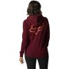 4253 1 damska mikina fox apex pullover fleece cranberry