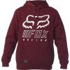 Pánská mikina Fox Overhaul Pullover Fleece Cranberry