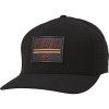 Pánská kšiltovka Fox Serene Flexfit Hat Black/Red