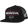 Dětská čepice Fox Youth Honda Snapback Hat Black 1Sz