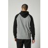 6323 1 panska mikina fox emblem zip raglan fleece heather graphite