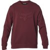 Pánská mikina Fox Refract Dwr Crew Fleece Cranberry
