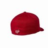 6707 1 detska cepice fox youth flex 45 flexfit hat chilli os