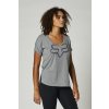 Dámské triko Fox Boundary Ss Top Heather Graphite
