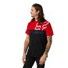 Pánské triko Fox Skew SS Crew Tee Flame Red
