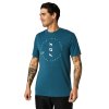 Pánské triko Fox Clean Up SS Tech Tee - Slate Blue
